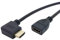 chenyang Cavo di estensione HDMI,HDMI 1.4 maschio a femmina 90 gradi cavo di estensione angolare sinistro 0.5m