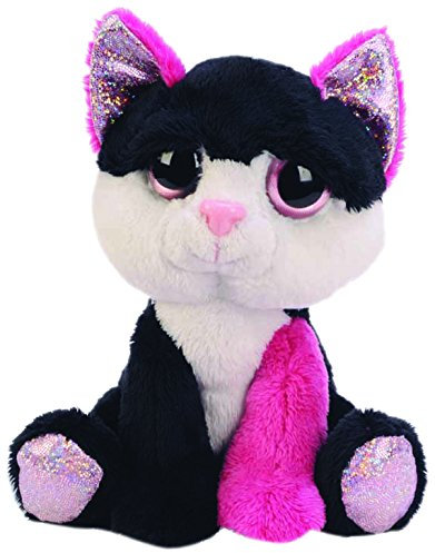 Li'l Peepers 11112 - Suki Gifts Fun, Mittel Diva Katze, schwarz/rosa, Plüschtiere