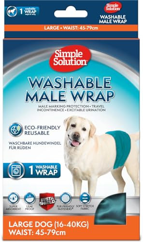 Simple Solution Hunde Windeln waschbar für Rüden L