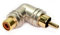 HQ 90 Degré RCA Cinch Femelle vers Seul RCA Cinch Fiche Adaptateur