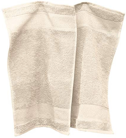 Erwin Müller Gästetuch Karlsruhe 2er- Pack 100% Baumwolle Natur Größe 30x50 cm - extrem saugstark, leicht, flauschig weich, hautschmeichelnd (weitere Farben)