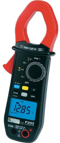 Pince ampèremétrique multimètre portable numérique Chauvin Arnoux F203 Cat III 1000 V, CAT IV 600 V Affichage (Counts) :