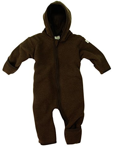 Lilano Overall, Größe 68, Farbe Braun von Wollbody® - 100% Schurwolle kbT - Vertrieb nur durch Wollbody®