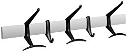 Kartell Hanger, Plastik, schwarz, 10 x 17 x 60 cm