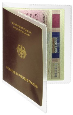 DURABLE Hunke & Jochheim Doppelhülle, dokumentenecht, transparent, 196x134mm, 10 Stück