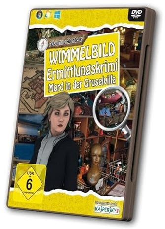 Wimmelbild Ermittlungskrimi: Mord in der Gruselvilla