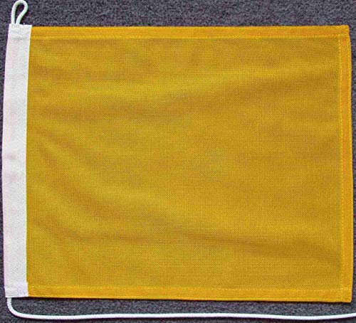flaggenmeer® Signalflagge Q - Quebec ca. 30 x 35 cm