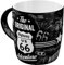 Nostalgic-Art Tasse à café rétro, Highway 66 The Original Adventure – Idée de Cadeau pour Fans de Moto, en céramique, Design Vintage, 330 ML