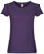 Fruit of the Loom - Maglietta Lady-Fit a Manica Corta - Donna (M) (Viola)