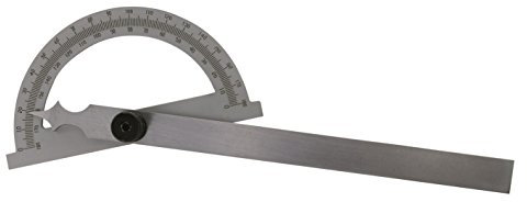 CNC QUALITÄT Gradmesser aus Stahl 0-180° - 120x150 mm