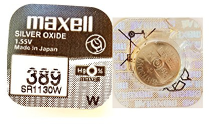 Maxell 329 SR731SW Uhrenknopfzelle Silberoxid Low Drain 3,1x7,9 (HxØ/mm) 1,55V im Blister