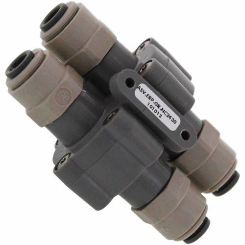 AFW ASV90 ASV90-14Q 90% Auto Shut Off Valve for Reverse Osmosis ASV for RO with permeate Pump, Gray, 0.25 Inch