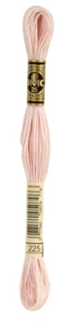 DMC Embroidery Cotton Floss, Ultra Light Shell Pink