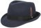 Stetson Elkader Trilby Filzhut Damen/Herren - Hut aus Wollfilz (Asahi Guard) - Wollfilzhut wasserabweisend - Fedora schmutzabweisend - Trilbyhut Sommer/Winter blau S (54-55 cm)