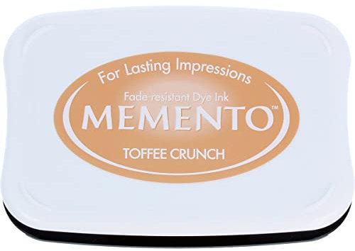 Tsukineko Memento Stempelkissen Toffee Crunch, Synthetic Material, braun, 9.6 x 6.6 x 1.8 cm