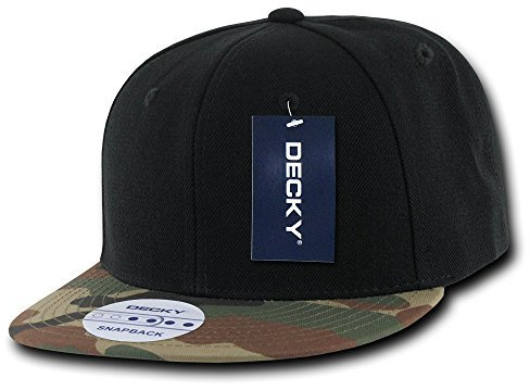 Decky Camo Bill Snapback Cap Einheitsgröße Mehrfarbig - Woodland