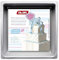 Ibili Molde Cuadrado Recto Extra Alto 30X10, Stainless Steel, Plateado, 30 x 10 cm