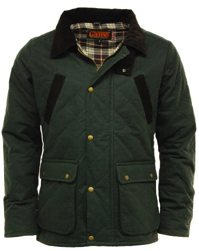 Game Oxford Wachsjacke für Herren, oliv Gr. M, olivgrün