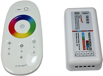 Milight RGBW LED Touch RF Controller Weiß 12...24V 240W RGB+W; 5-Pin