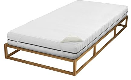 Sleep & Protect wasserundurchlässige Molton-Matratzenauflage 0808315 weiß 1x 140x200 cm