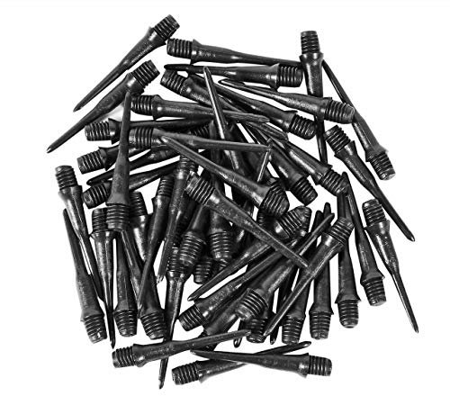HUDORA Dartspitzen Kunststoff Softdarts Set, 50 Stück, 77071