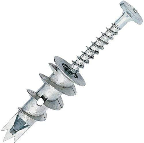 100 x Metal Driva Plasterboard Fixings & Screws