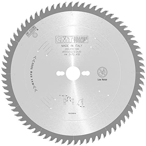 CMT 285.072.12 M Finishing Saw Blade - 300 X 30 X 3.2 Z72 15ATB