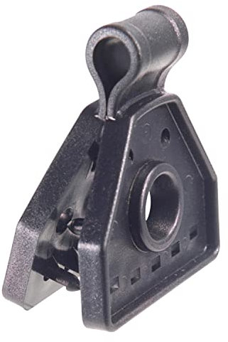 SATURNIA Grapa Plástica para Malla Sombreo - Bolsa de 250 Unidades - Negro