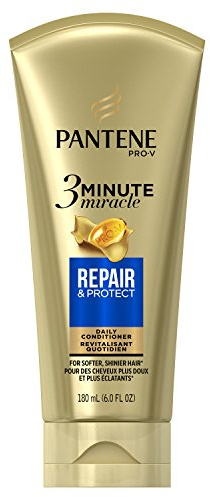 Pantene Repair and Protect 3 Minute Miracle Deep Conditioner, 6 Fluid Ounce by Pantene