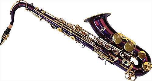 Karl Glaser Tenor Saxophon, violett/gold, mit Koffer