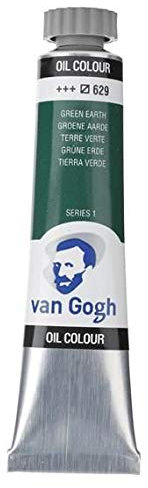 Van Gogh Oil Colour Tube - 20 ml Terre verte 629 - Haute pigmentation - Idéal pour les artistes et les étudiants - Lightfast Series 1