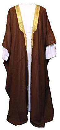 Desert Dress Wüsten Robe Arabisch Saudi Mantel Mishlah Sheikh Royalty Omani Dubai Gulf