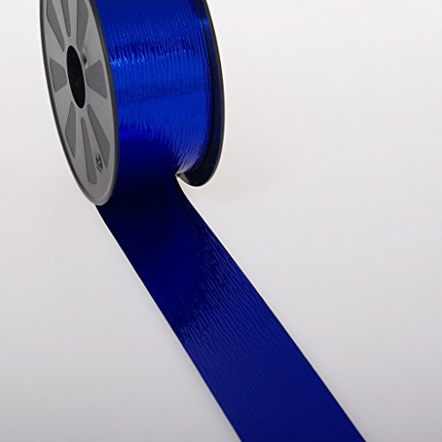 Deko AS GmbH Metallic-Band blau - 50 mm Breite auf 68 m Rolle - 797050 70