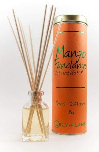 Lily Flame Scented Reed Diffuser - Mango Fandango