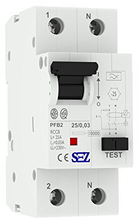 SEZ Fi-Schalter 25A 30mA 2p 10kA TYP.A Fehlerstromschutzschalter FI-Schutzschalter