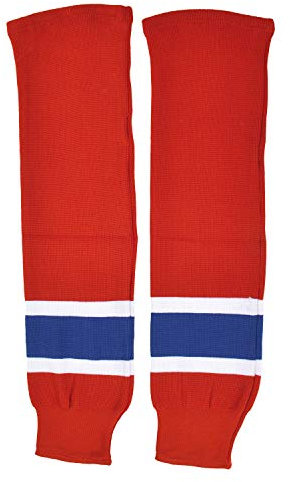 Schanner Unisex strømper Sher-wood Nhl Hockeystutzen, Rot/Weiß/Blau, Senior EU