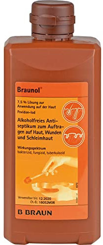 Braunol Haut- und Schleimhautantiseptik, 500 ml