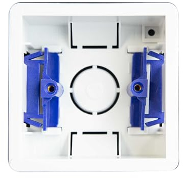 Dencon 1 Gang Dry Lining Box. 36mm Deep, Skin Packed