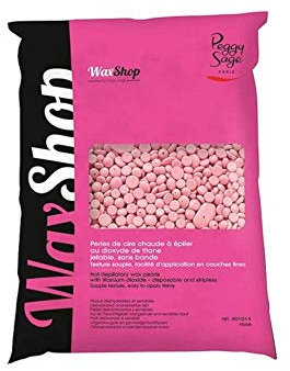 Peggy Sage Perles De Cire Chaude À Épiler Jetable Rose Sans Bande , 800 G (Lot 1)