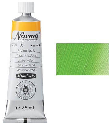 Schmincke Norma® Professional - Best Artist Oil Paint, Permanent Yellow Green - 35 ml