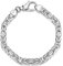 Silberkettenstore Königskette aus echtem 925 Sterling Silber in 21 cm Länge I vierkant Herren-Armband in 8 mm Stärke I stabiles Silber Armband Männer I mit Karabinerverschluss