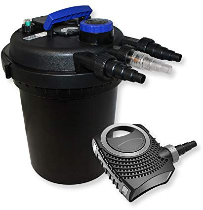 Kit de filtro estanque presión 10000 clarificador estanque UVC 11 W 70 W bomba de bajo consumo tipo