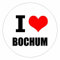 Kiwistar - Autoaufkleber - 5x5 cm - außen klebend - I love Bochum für Auto, Laptop, Fahrrad, LKW, Motorrad Aufkleber mehrfarbig JDM Decal Sticker Racing