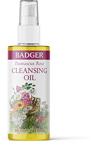 Damas Rose Visage Huile Démaquillante, pour les peaux sèches / Delicate - Badger Company