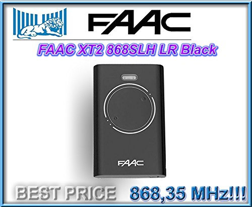 FAAC XT2 868 SLH LR schwarz Handsender (2-Kanal, 868.35 MHz)