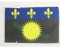 AZ FLAG - Drapeau Guadeloupe - 45x30 cm - Pavillon Guadeloupéen - France 100% Polyester Avec Deux Cordelettes - 20g