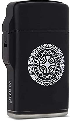 None Briquet Flamme Torche patutiki Couleur Noir