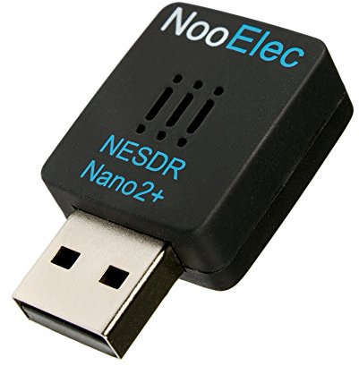 NESDR Nano 2+ Tiny Black RTL-SDR USB Set (RTL2832U + R820T2) con Ruido de Fase ultrabaja 0.5PPM TCXO y Antena MCX. Radio definida por Software, Compatible con DVB-T y ADS-B, ESD Safe