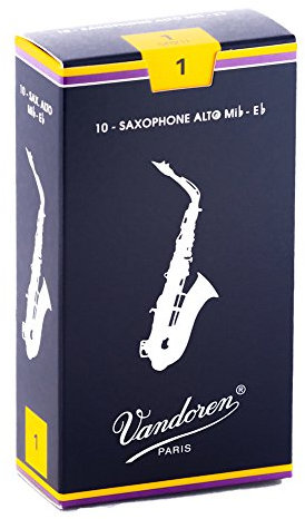 Vandoren Blatt Alt Saxophon Traditionell Stärke: 1