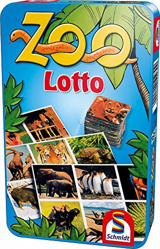Schmidt Spiele 51230 Lotto: Zoo Lotto in Metalldose